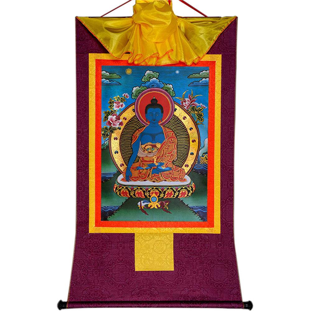 Akshobhya-A Buddha before Bhaisajyaguru Medicine Buddha - Gandhanra-ART