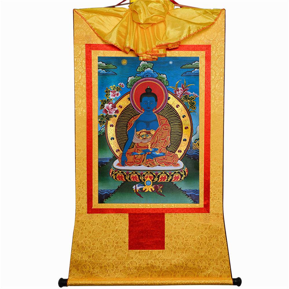 Akshobhya-A Buddha before Bhaisajyaguru Medicine Buddha - Gandhanra-ART