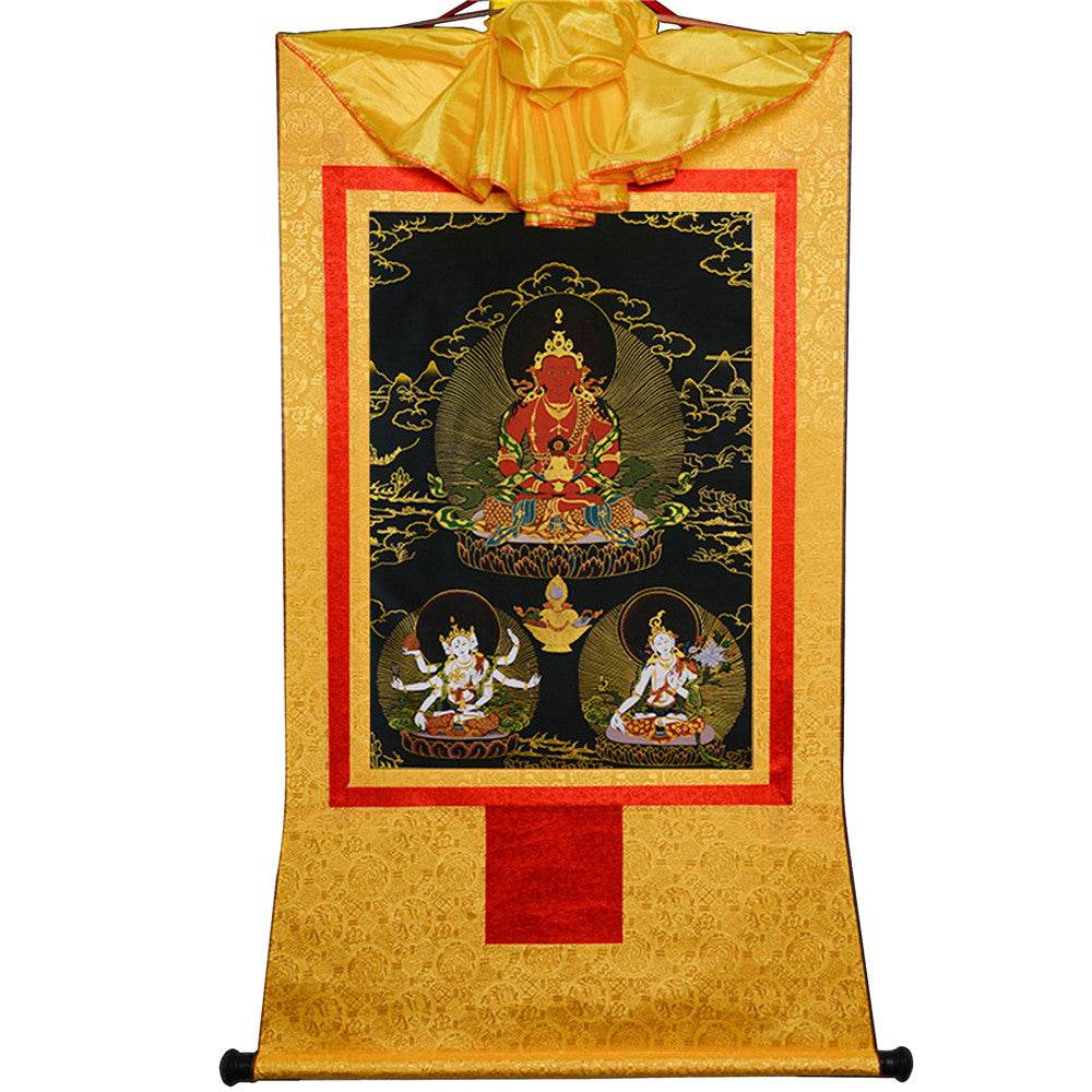 Amitayus-Buddha Of Infinite Life - in Black Type - Gandhanra-ART