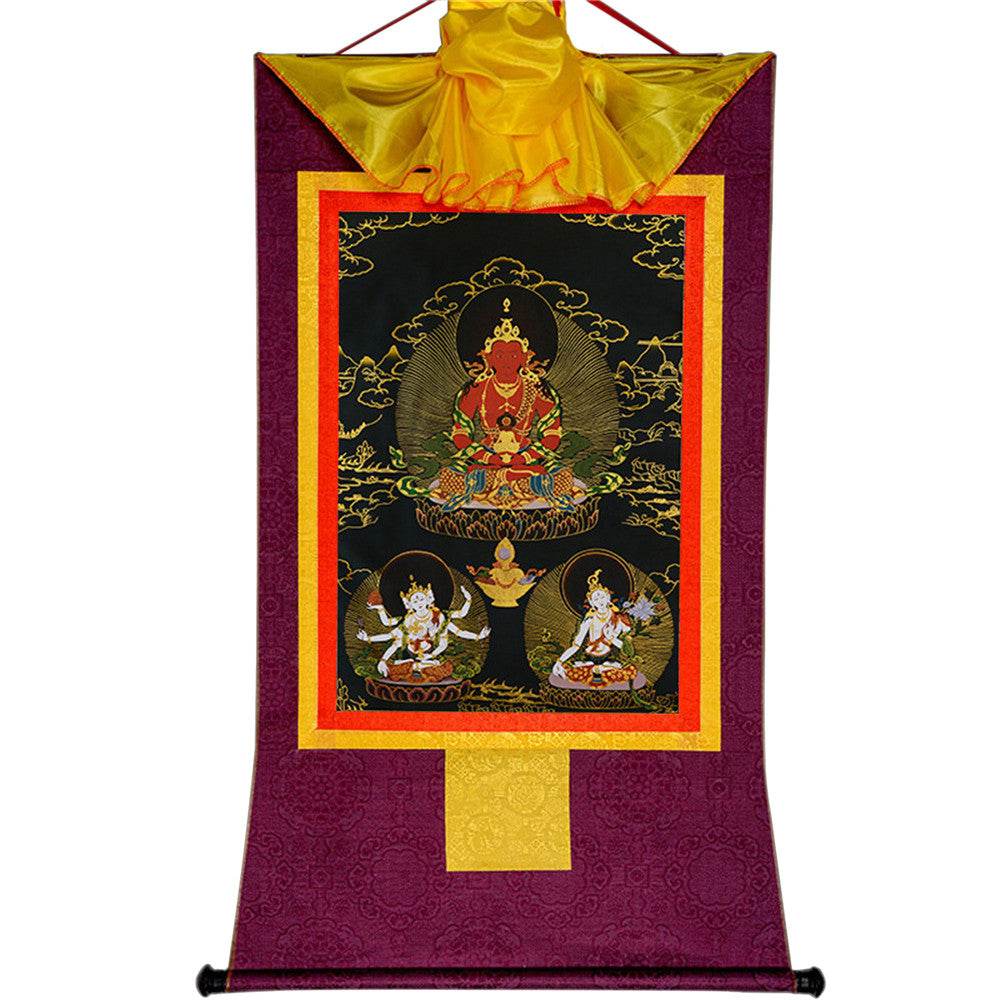 Amitayus-Buddha Of Infinite Life - in Black Type - Gandhanra-ART