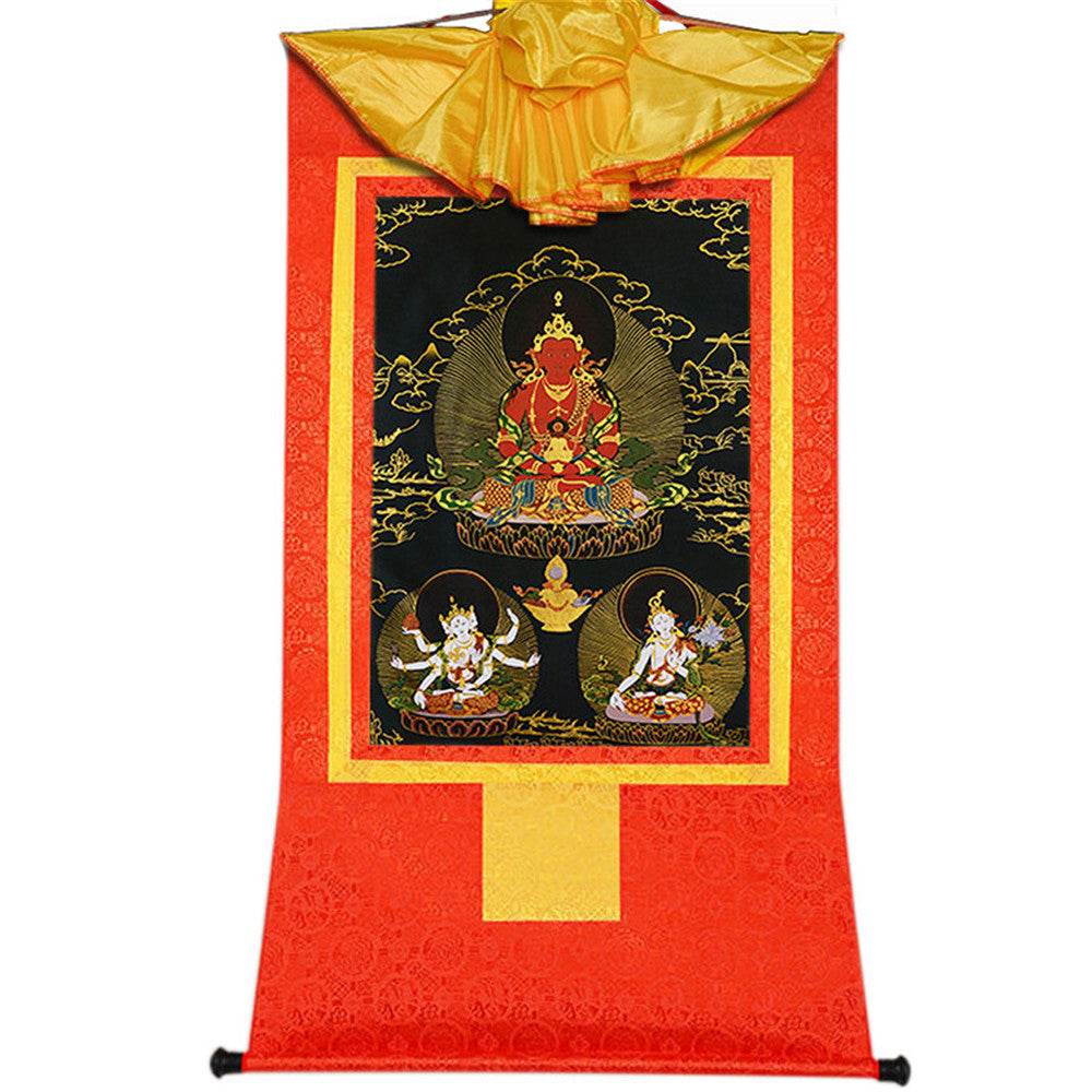 Amitayus-Buddha Of Infinite Life - in Black Type - Gandhanra-ART