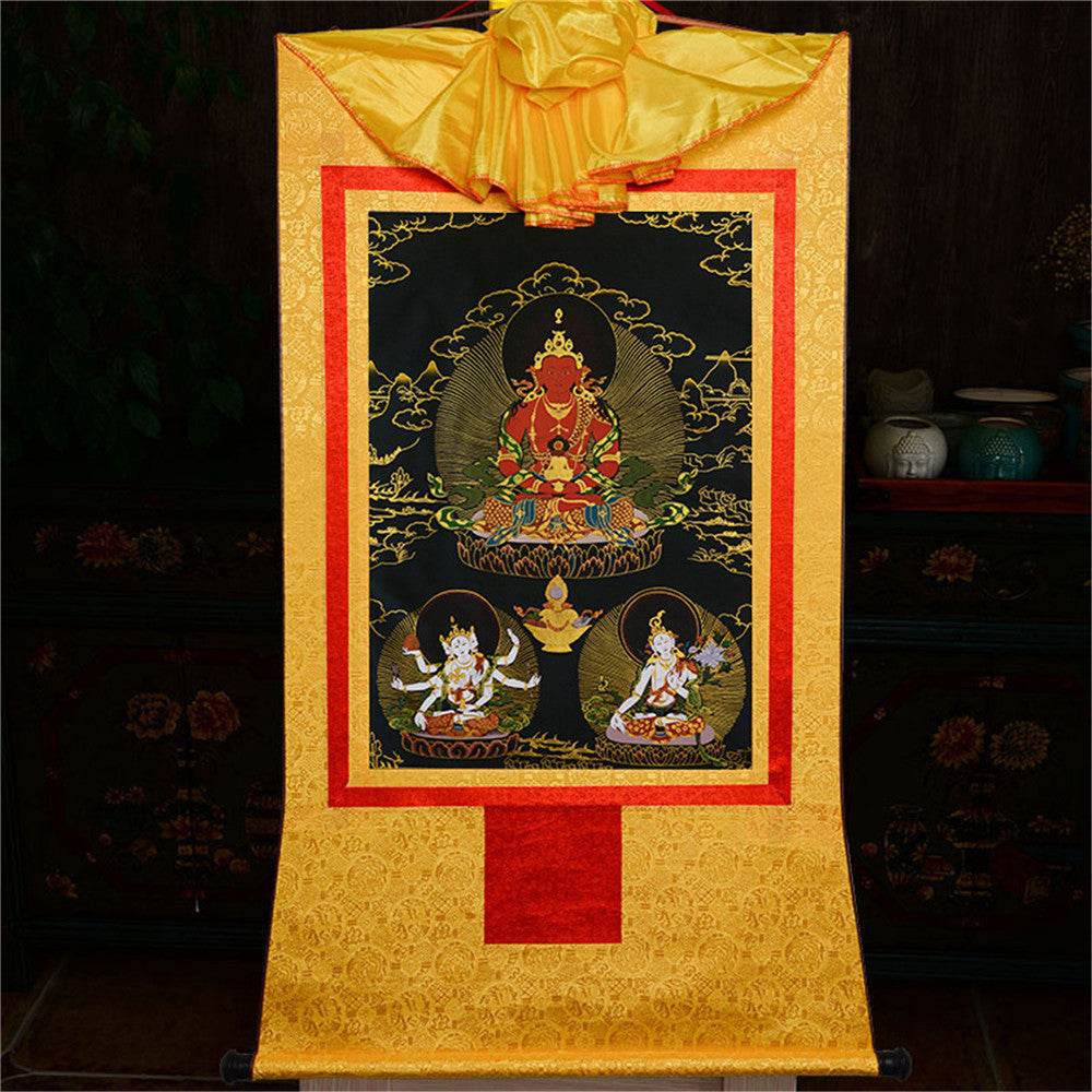 Amitayus-Buddha Of Infinite Life - in Black Type - Gandhanra-ART