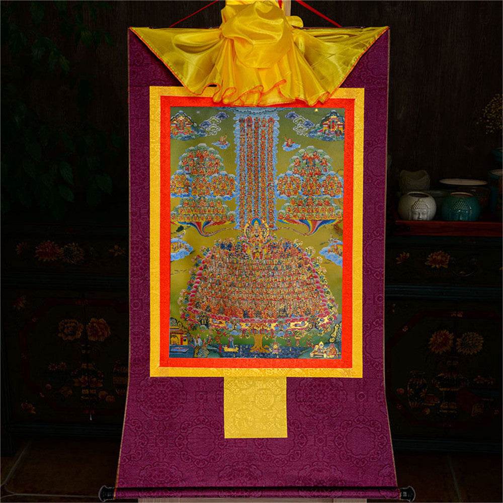 Je Tsongkhapa,Losang Drakpa,Je Rinpoche on Refuge Tree - Gandhanra-ART