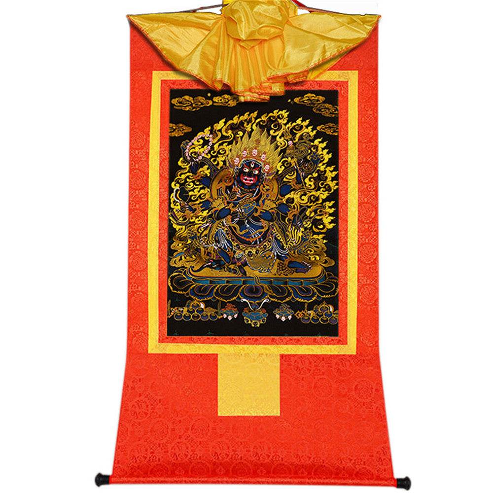 ནག་པོ་ཆེན་པོ། Six Armed Mahakala-Black Type - Gandhanra-ART