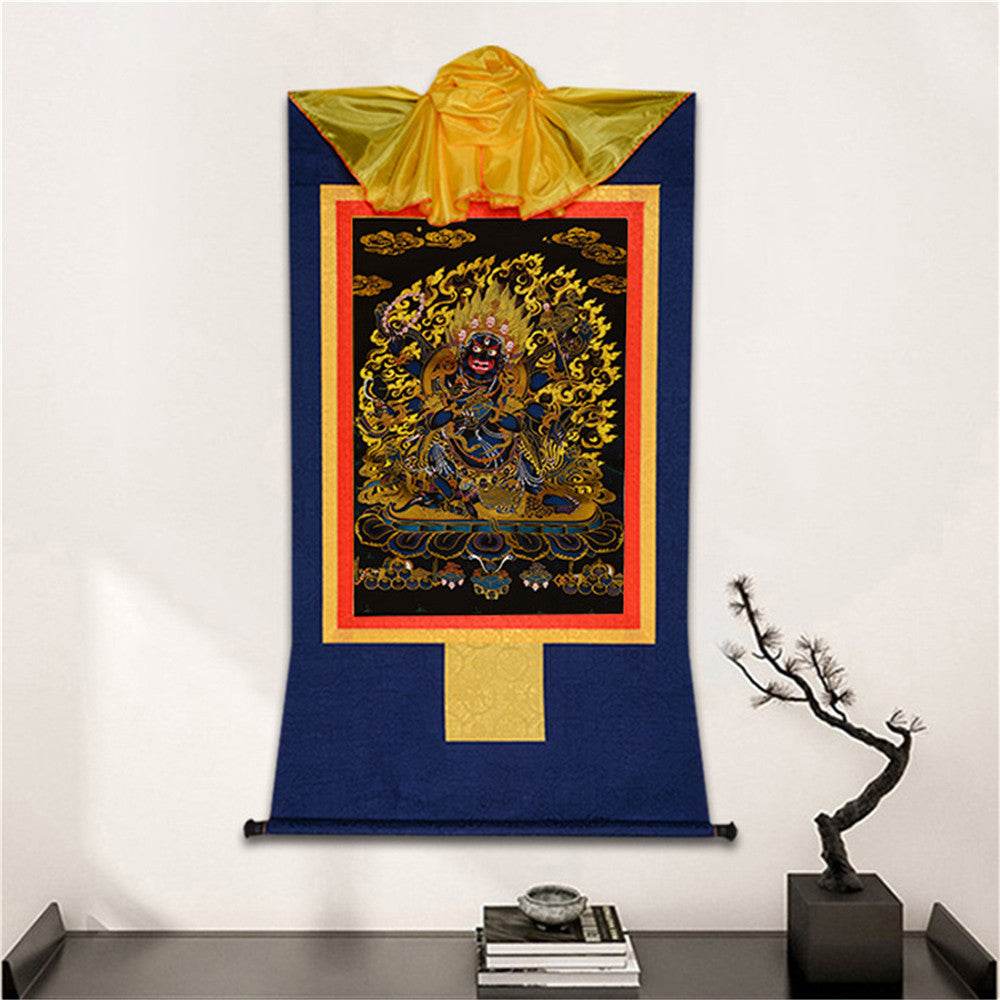 ནག་པོ་ཆེན་པོ། Six Armed Mahakala-Black Type - Gandhanra-ART