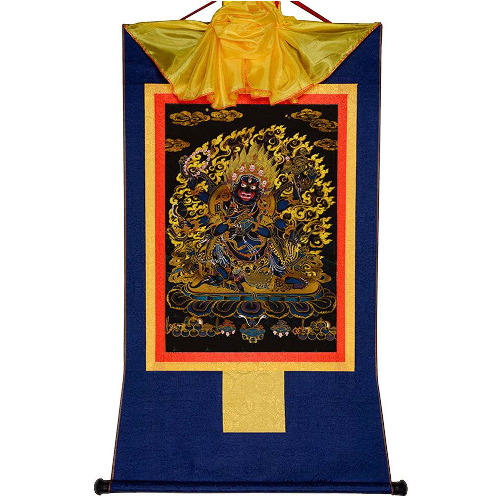 ནག་པོ་ཆེན་པོ། Six Armed Mahakala-Black Type - Gandhanra-ART