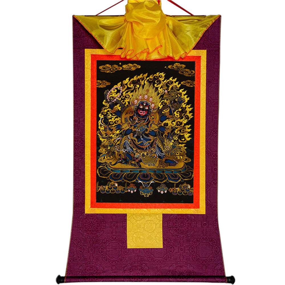ནག་པོ་ཆེན་པོ། Six Armed Mahakala-Black Type - Gandhanra-ART