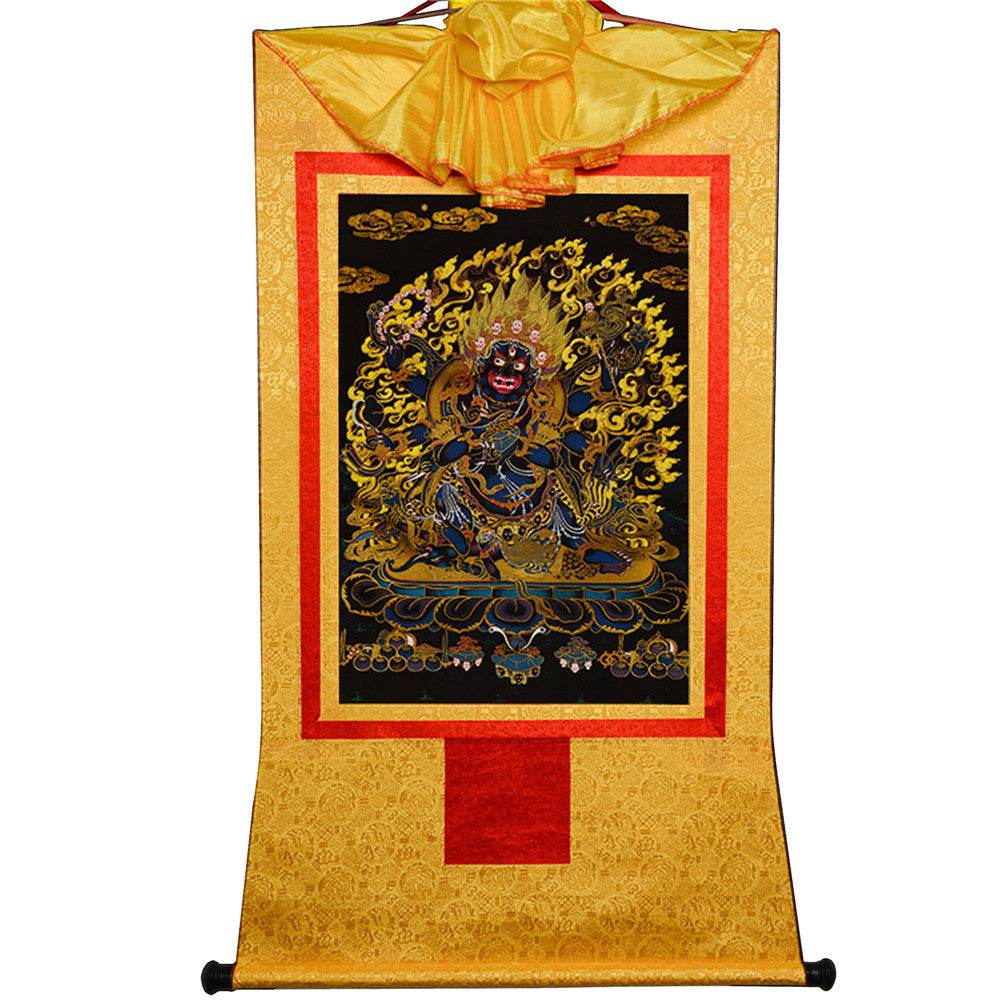 ནག་པོ་ཆེན་པོ། Six Armed Mahakala-Black Type - Gandhanra-ART