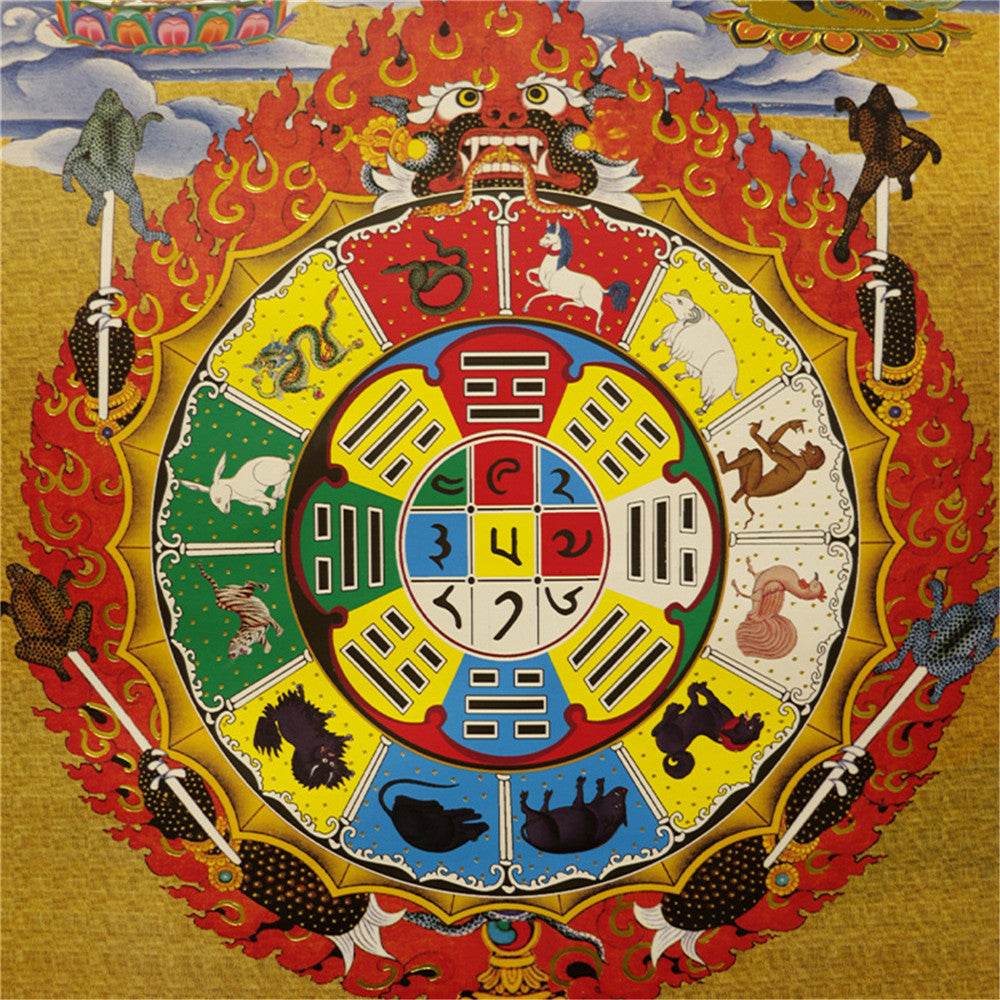 SIPAHO - Melong Mirror - Tibetan Calendar - Gandhanra-ART