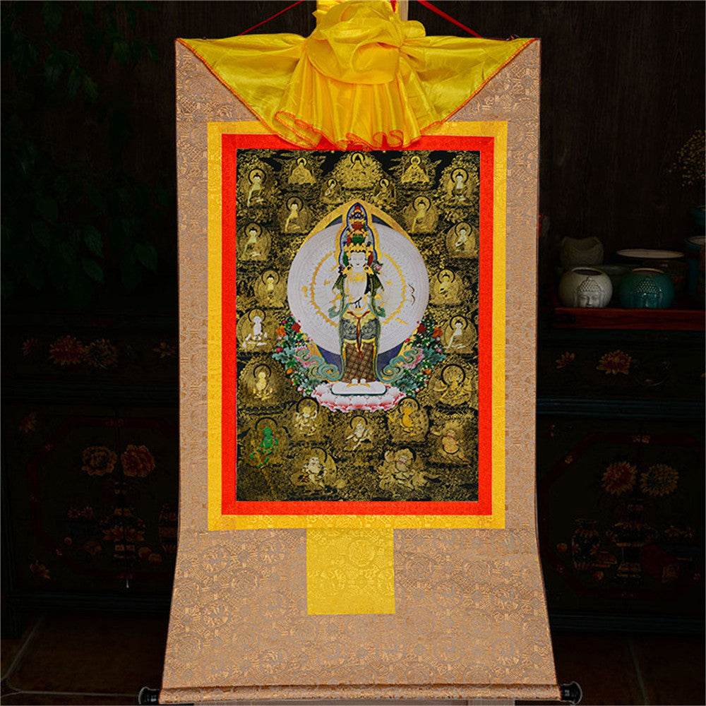 Avalokitesvara with Thousand Arms-Black Type - Gandhanra-ART