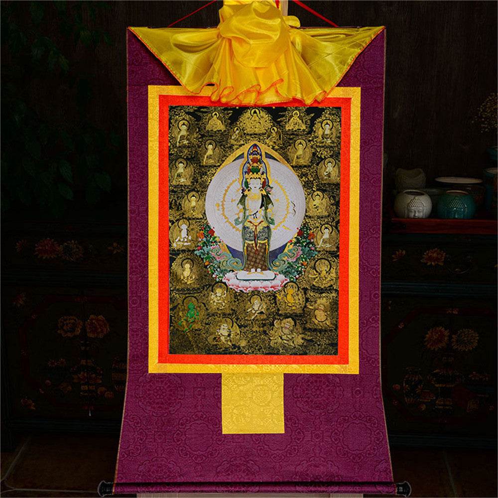 Avalokitesvara with Thousand Arms-Black Type - Gandhanra-ART