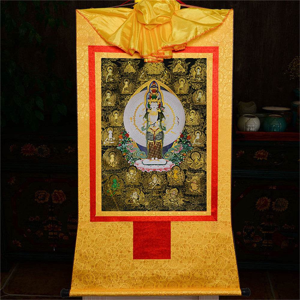 Avalokitesvara with Thousand Arms-Black Type - Gandhanra-ART