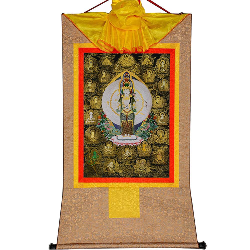 Avalokitesvara with Thousand Arms-Black Type - Gandhanra-ART