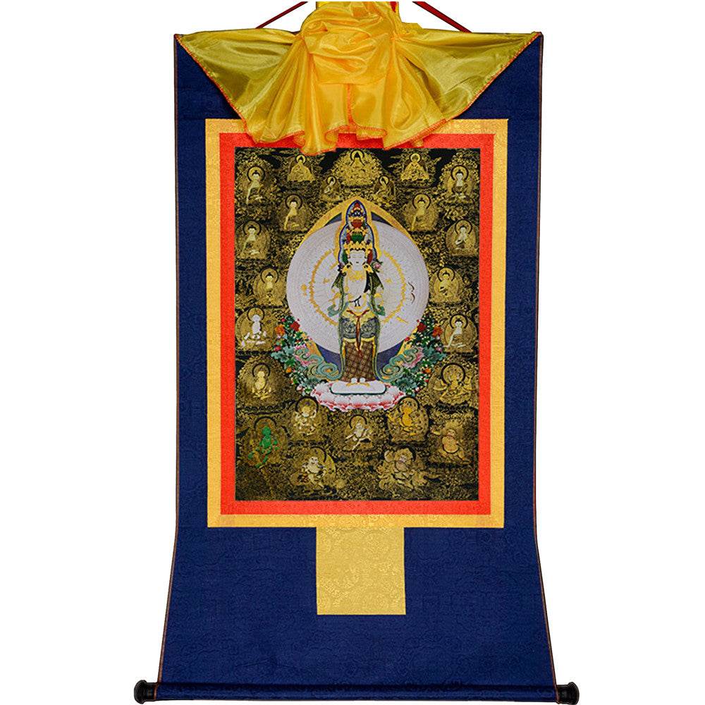 Avalokitesvara with Thousand Arms-Black Type - Gandhanra-ART