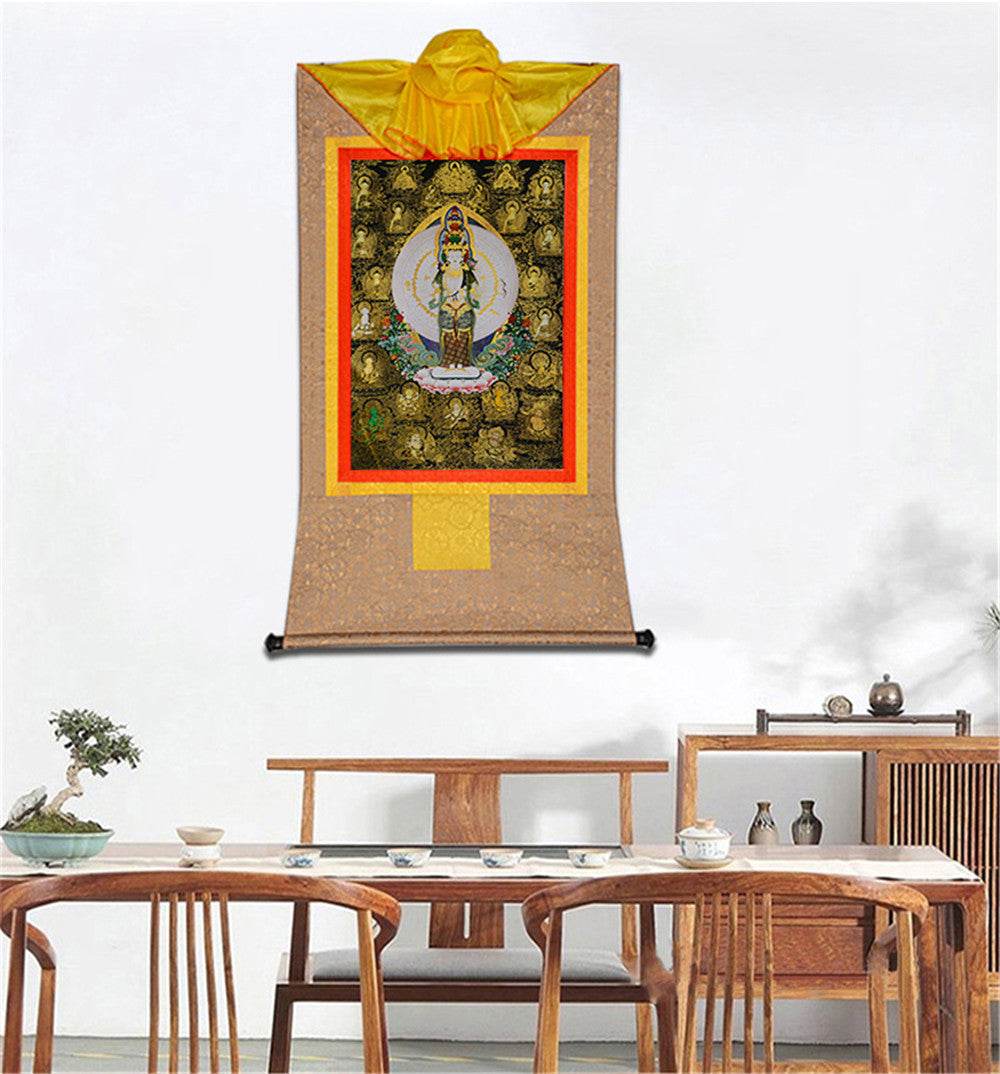 Avalokitesvara with Thousand Arms-Black Type - Gandhanra-ART