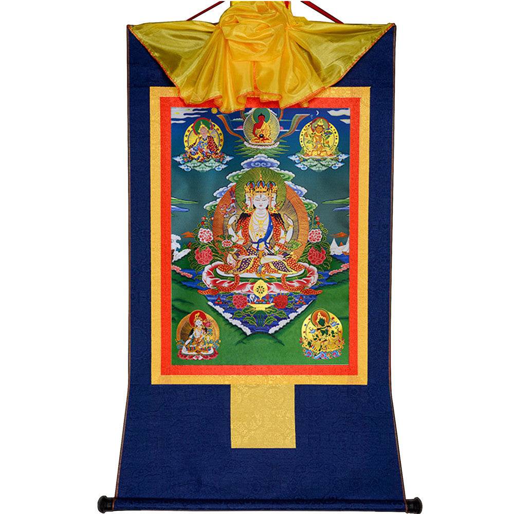 Usnisa Vijaya and 5 Healing Buddhas - Gandhanra-ART