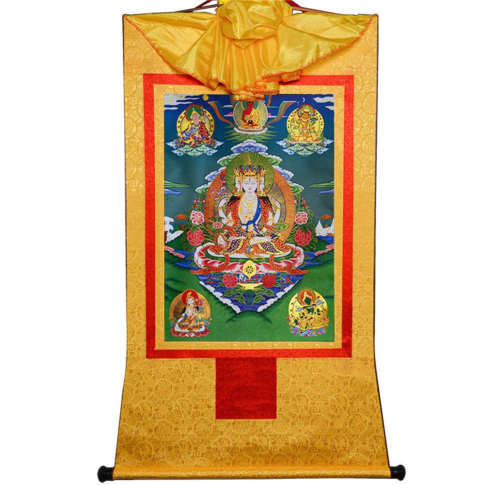 Usnisa Vijaya and 5 Healing Buddhas - Gandhanra-ART