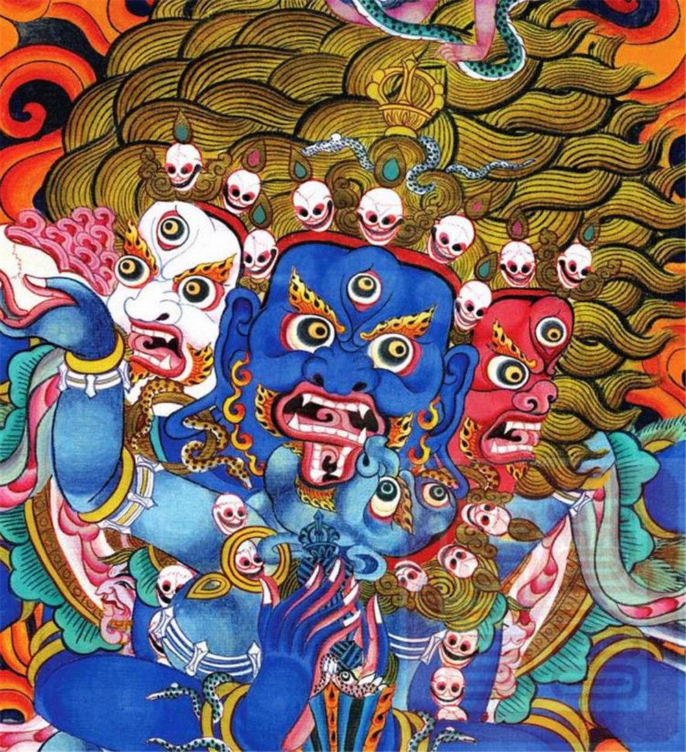 Vajrakilaya-Vajrakumara-Protector Deity - Gandhanra-ART