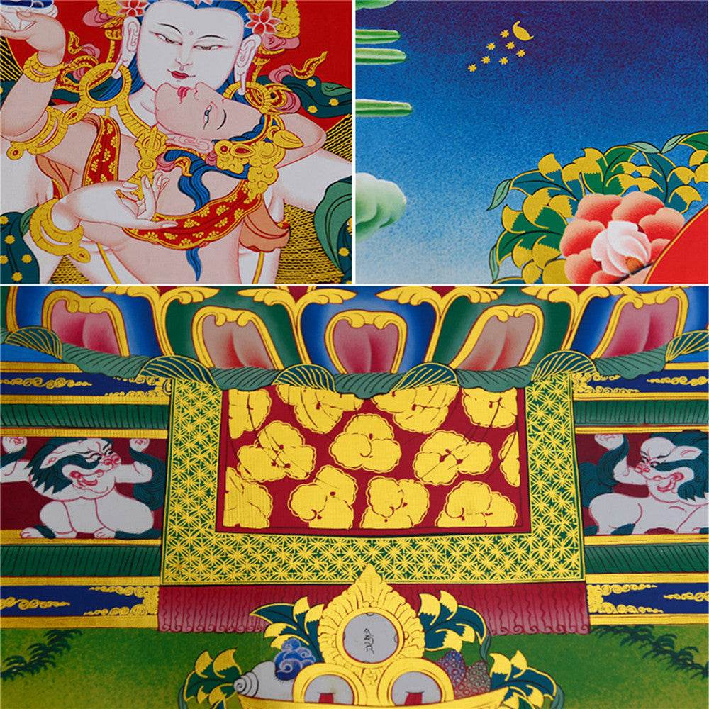 Vajrasatva in Yab Yum,Vajrasattva,Dorje Sempa - Gandhanra-ART