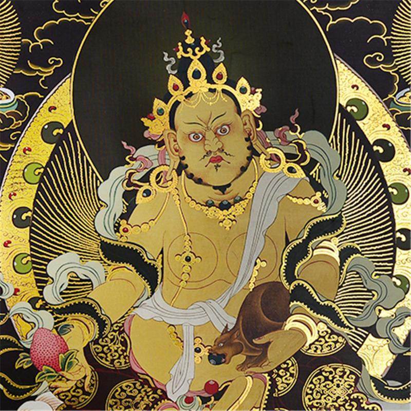 Yellow Jambhala-Black Type - Gandhanra-ART