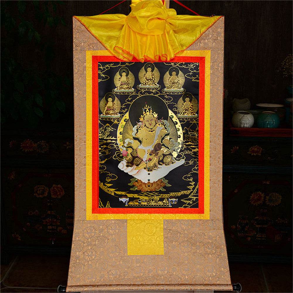 Yellow Jambhala-Black Type - Gandhanra-ART