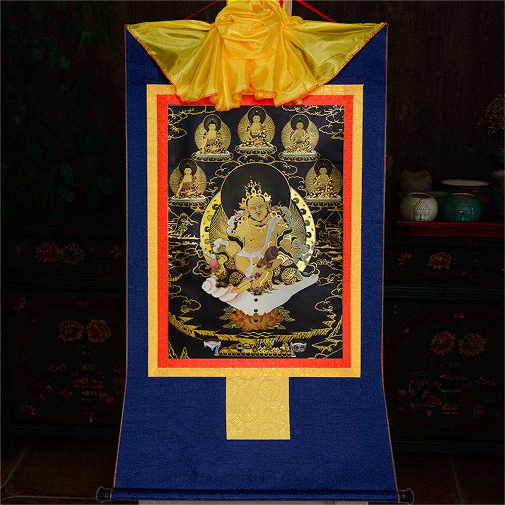 Yellow Jambhala-Black Type - Gandhanra-ART