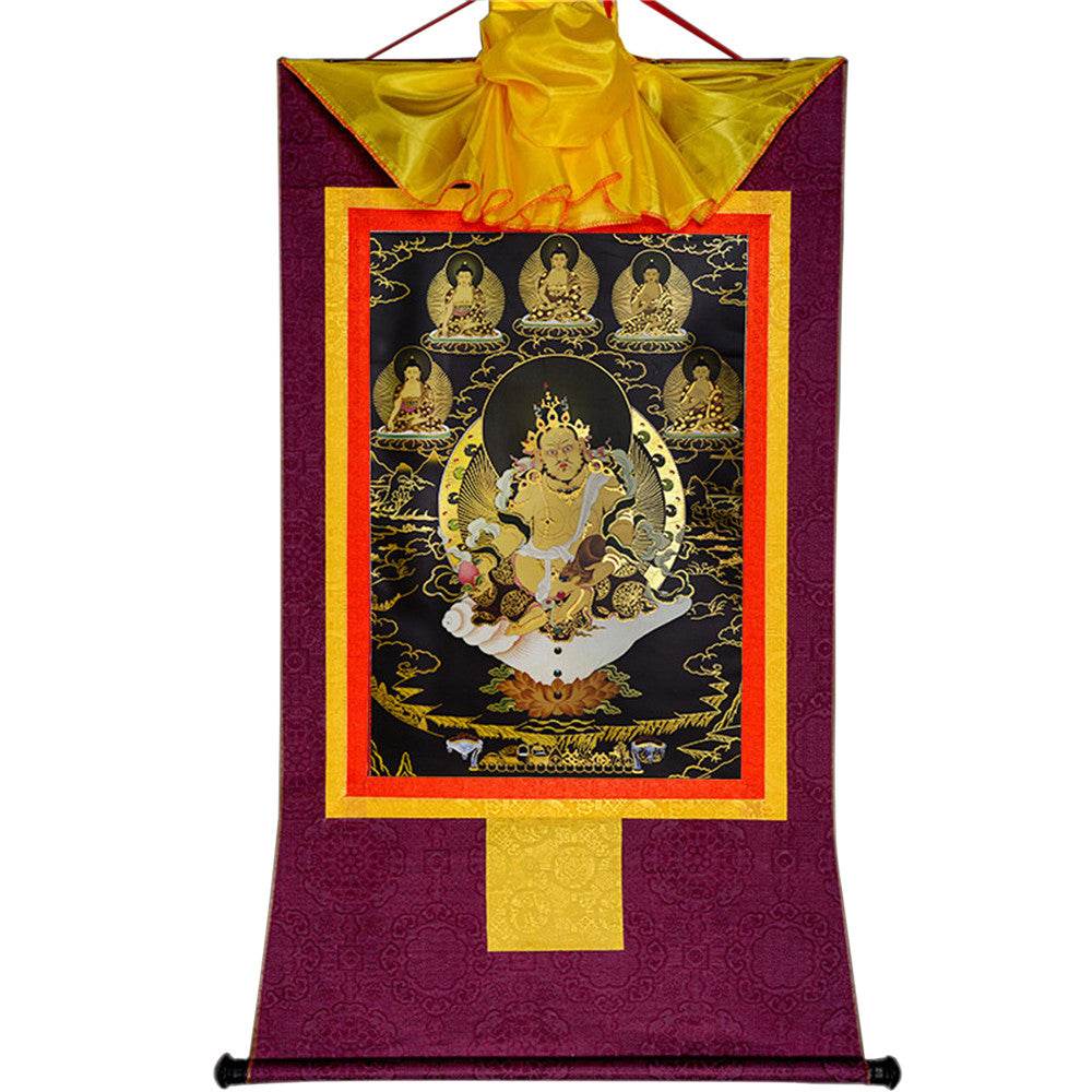 Yellow Jambhala-Black Type - Gandhanra-ART