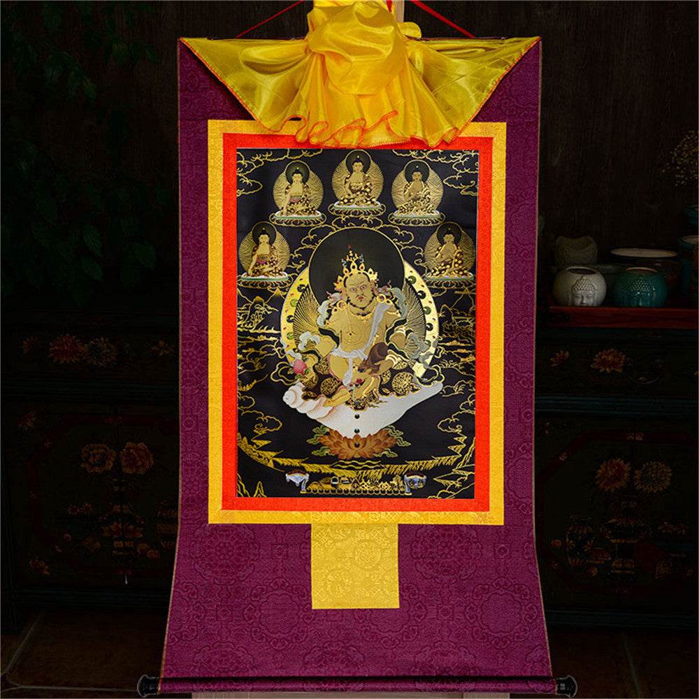 Yellow Jambhala-Black Type - Gandhanra-ART