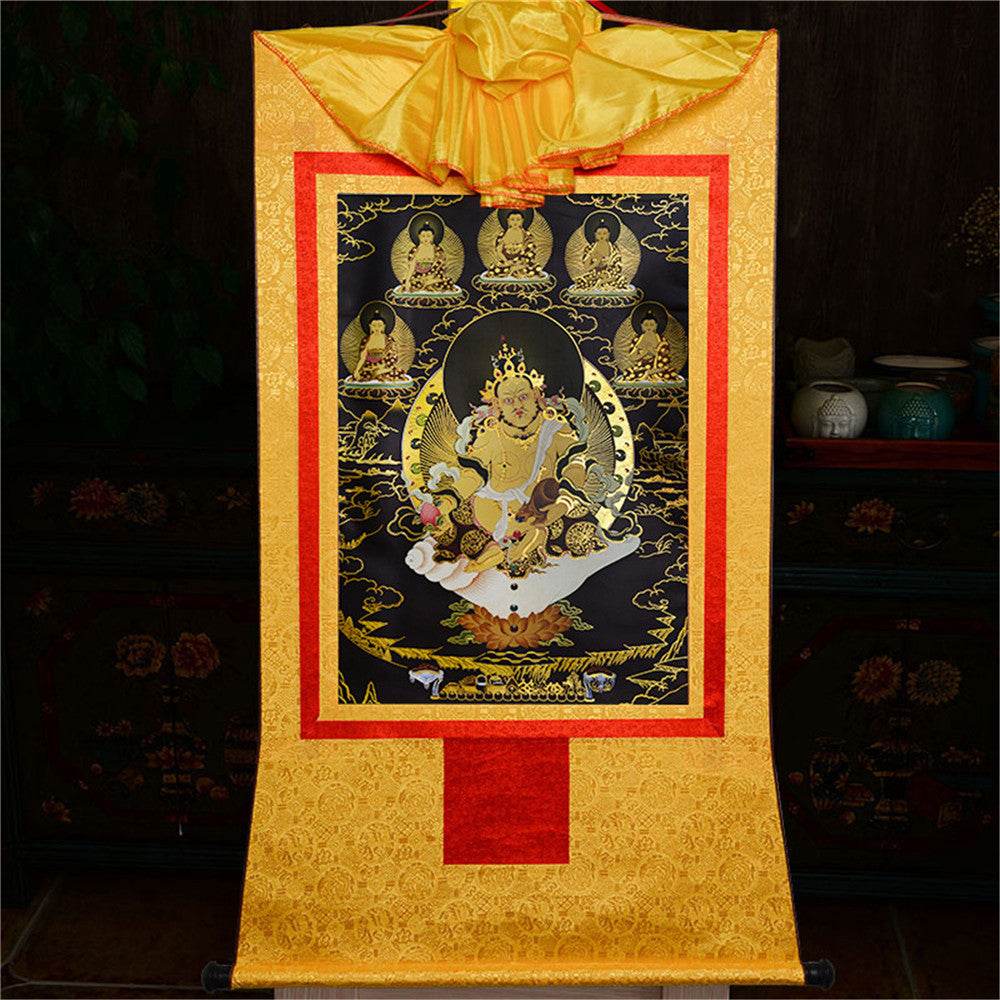 Yellow Jambhala-Black Type - Gandhanra-ART