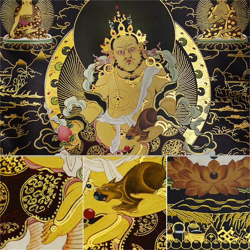 Yellow Jambhala-Black Type - Gandhanra-ART