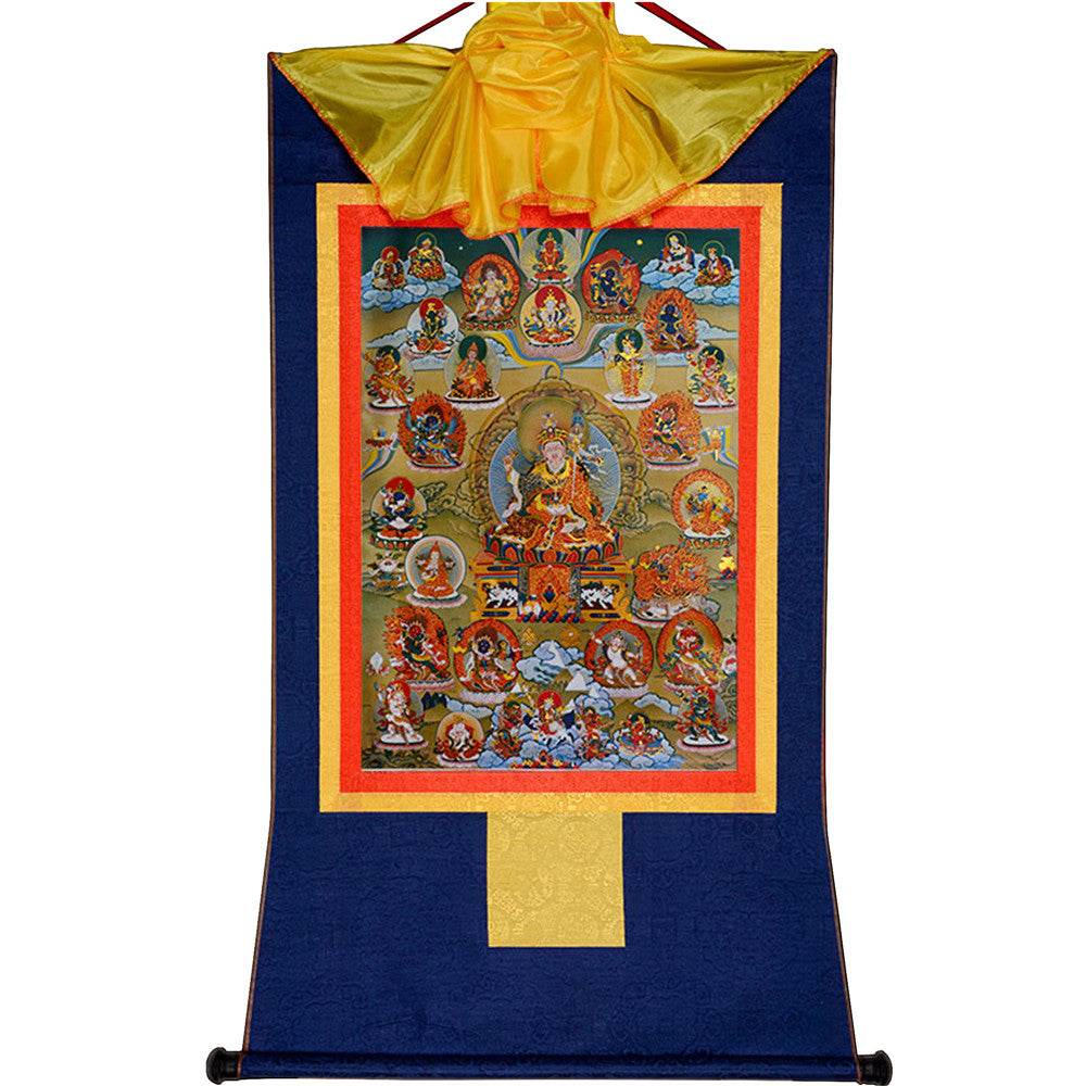 Guru Rinpoche and Deitiesof Nyingma School - Gandhanra-ART