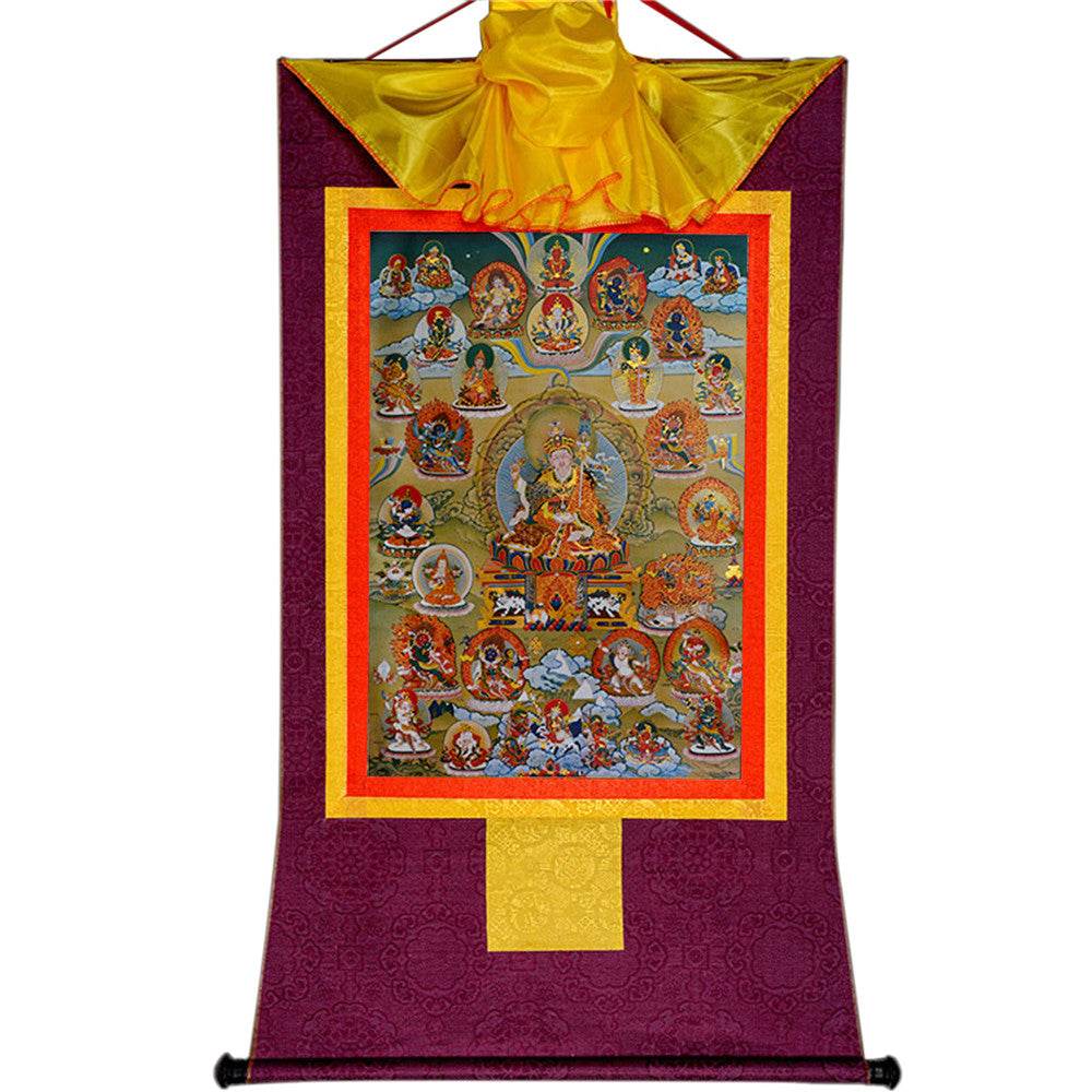 Guru Rinpoche and Deitiesof Nyingma School - Gandhanra-ART