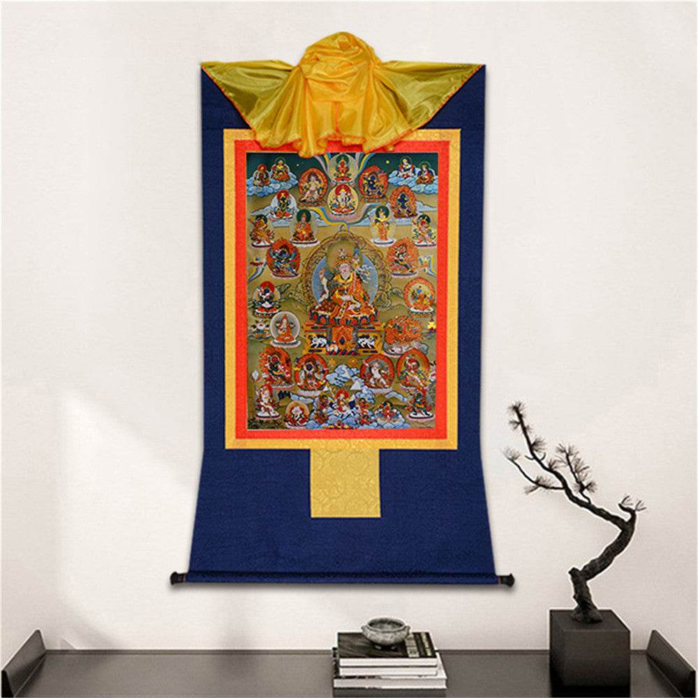 Guru Rinpoche and Deitiesof Nyingma School - Gandhanra-ART
