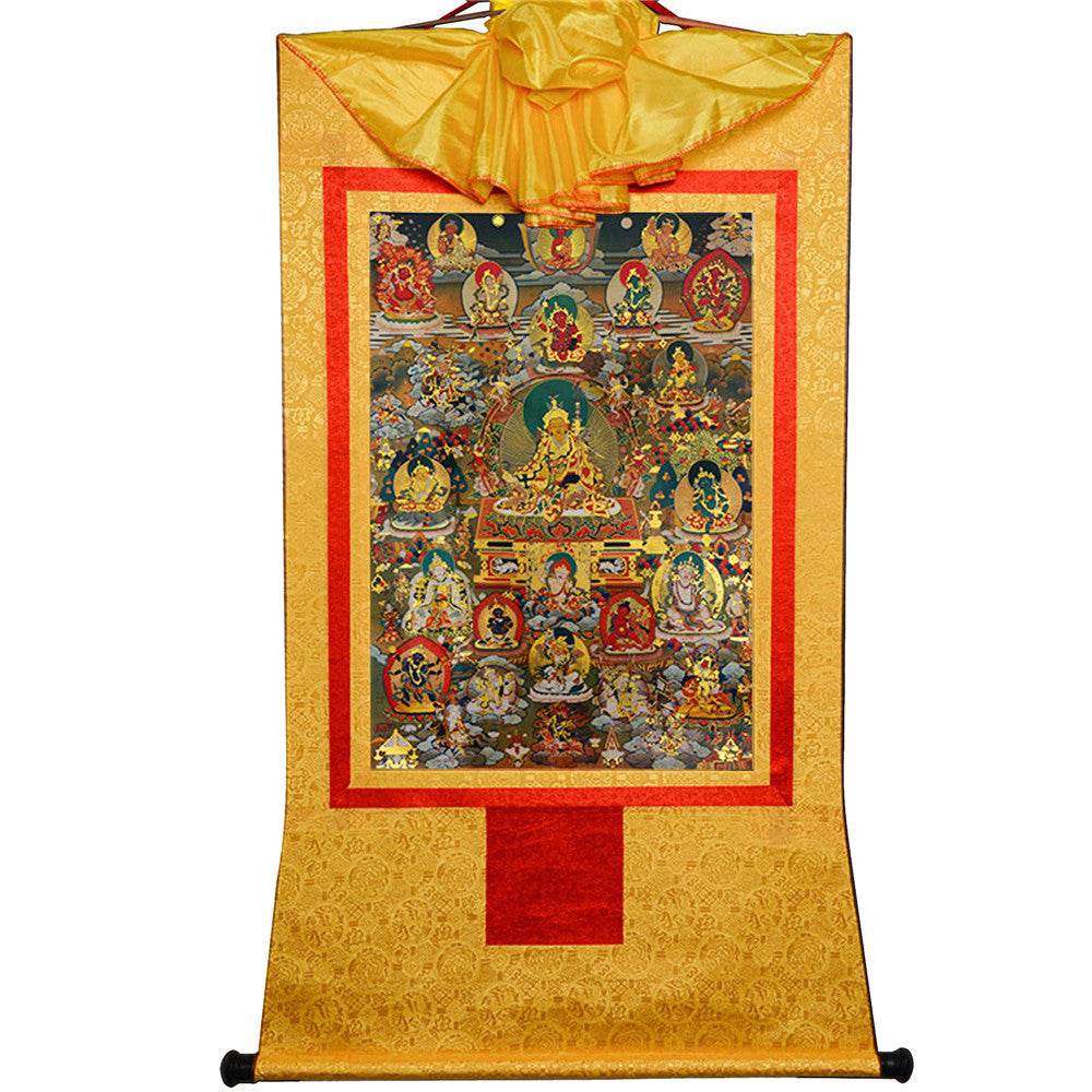 Guru Rinpoche and Gods of Wealth - Gandhanra-ART