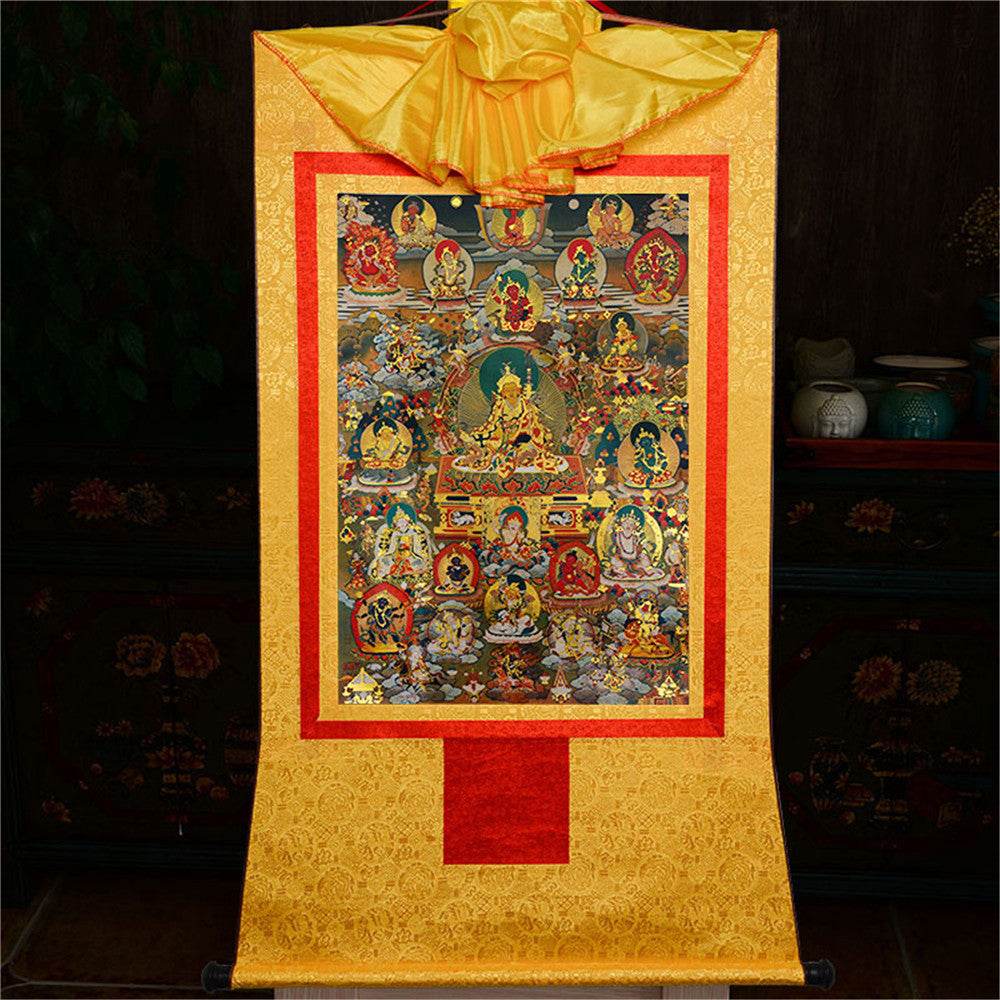 Guru Rinpoche and Gods of Wealth - Gandhanra-ART