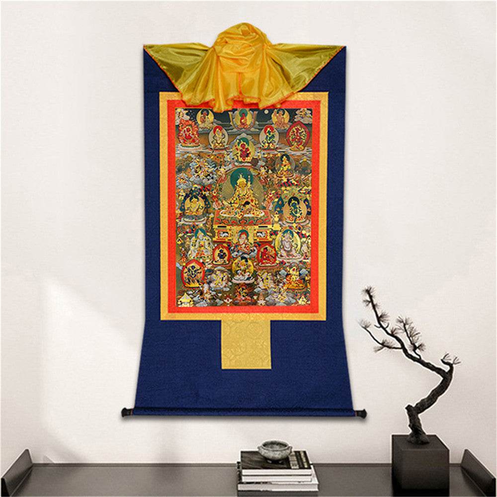 Guru Rinpoche and Gods of Wealth - Gandhanra-ART