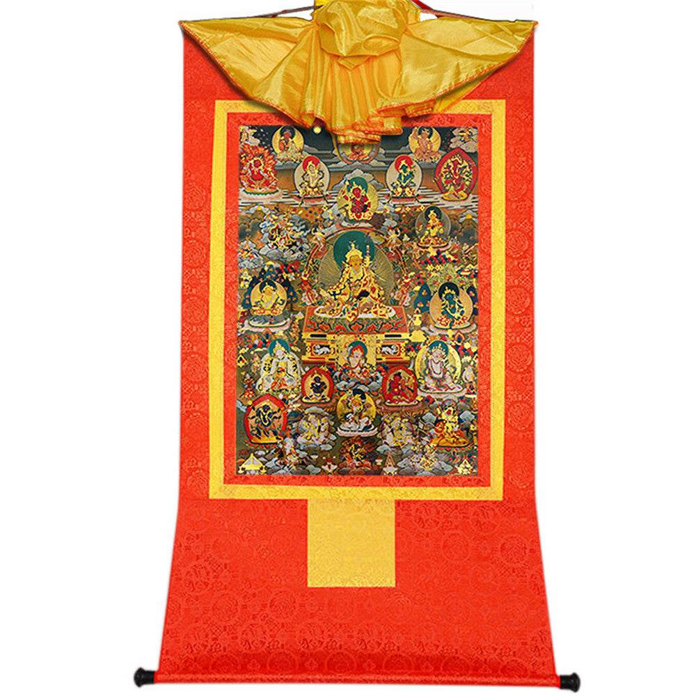 Guru Rinpoche and Gods of Wealth - Gandhanra-ART