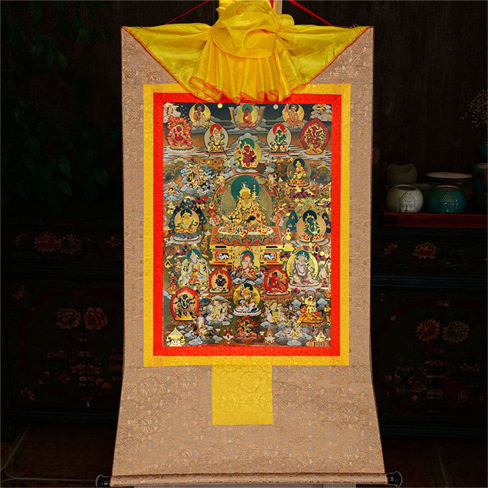 Guru Rinpoche and Gods of Wealth - Gandhanra-ART