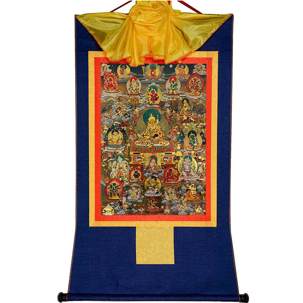 Guru Rinpoche and Gods of Wealth - Gandhanra-ART