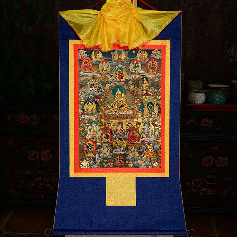 Guru Rinpoche and Gods of Wealth - Gandhanra-ART