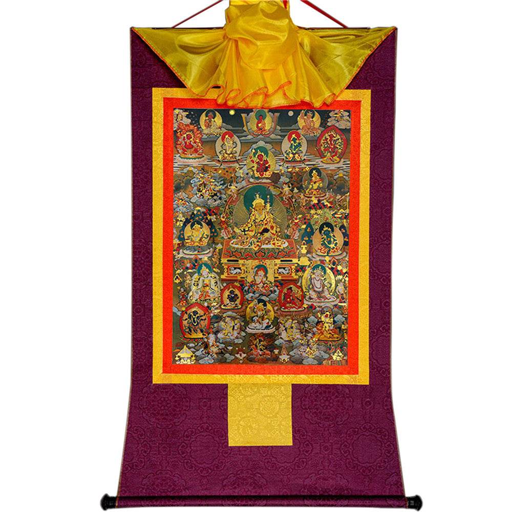 Guru Rinpoche and Gods of Wealth - Gandhanra-ART