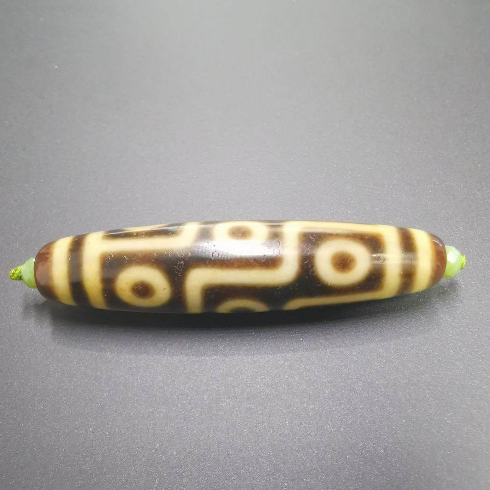 9 Eyes Dzi Bead - Gandhanra-ART