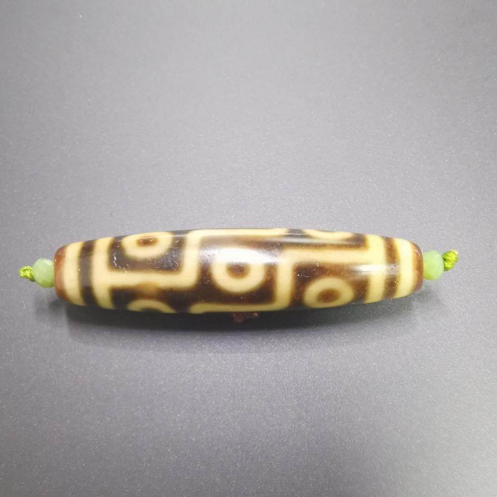 9 Eyes Dzi Bead - Gandhanra-ART