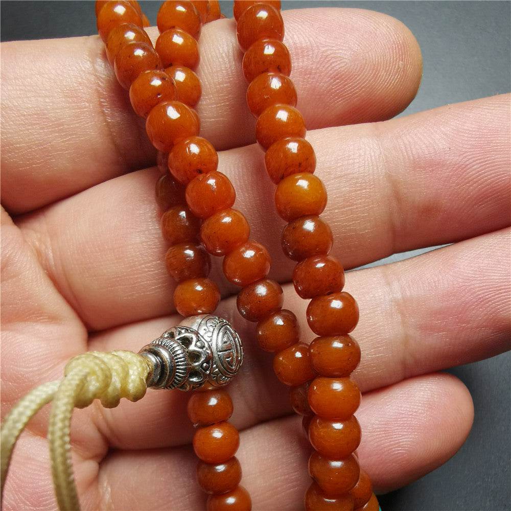 Turquoise and Yak Bone Mala Beads - Gandhanra-ART