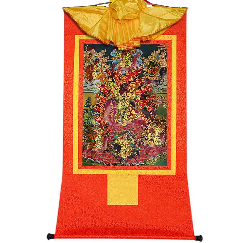 Tsiu Marpo-Dharma Protector - Gandhanra-ART