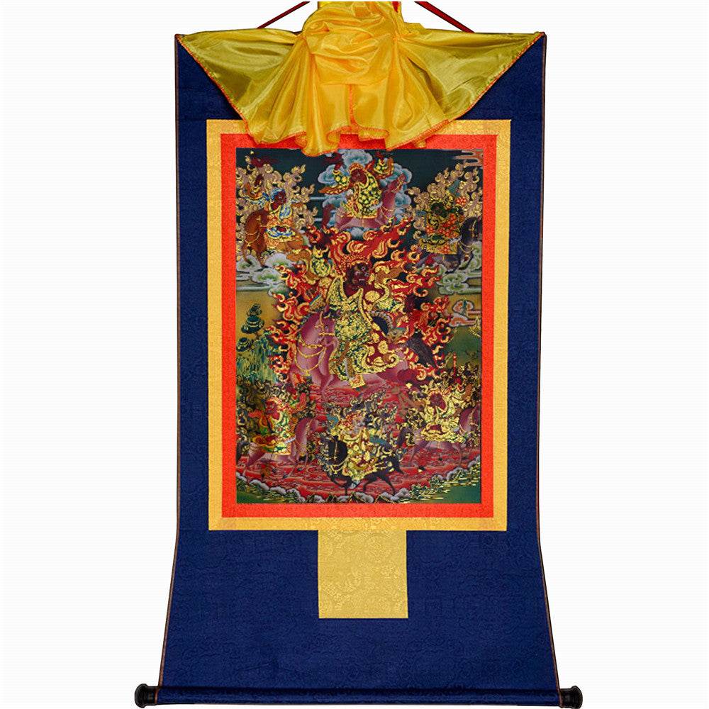 Tsiu Marpo-Dharma Protector - Gandhanra-ART