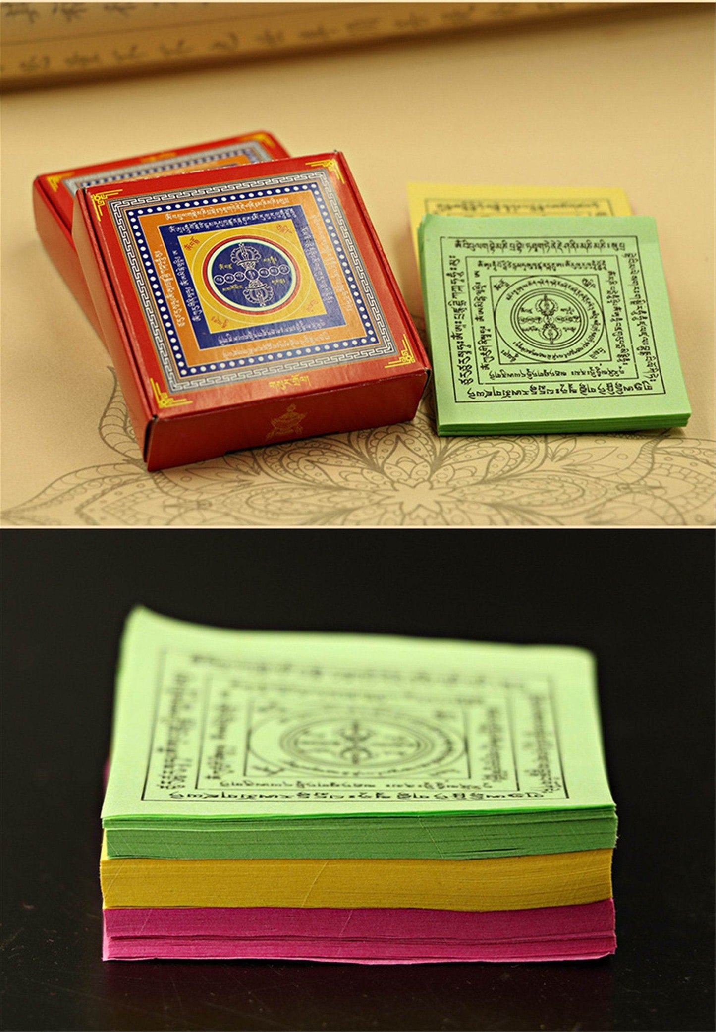 Wind Horse Lungta Mani Prayer Papers - Gandhanra-ART