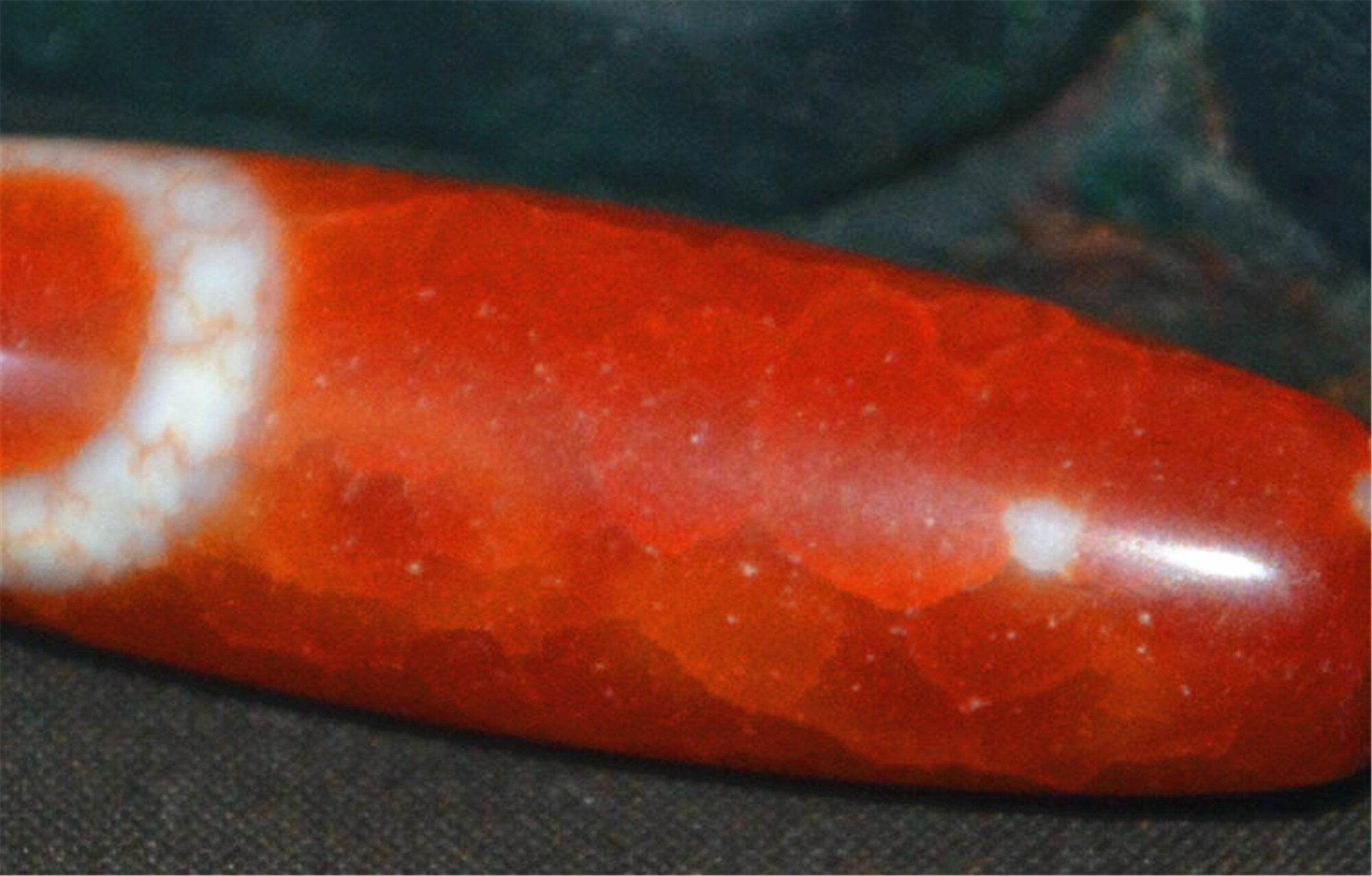 Agate Celestial Dzi - Moon Star - Gandhanra-ART