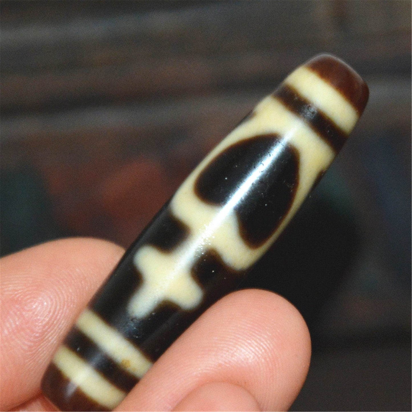 Treasure Vase Dzi Bead - Gandhanra-ART