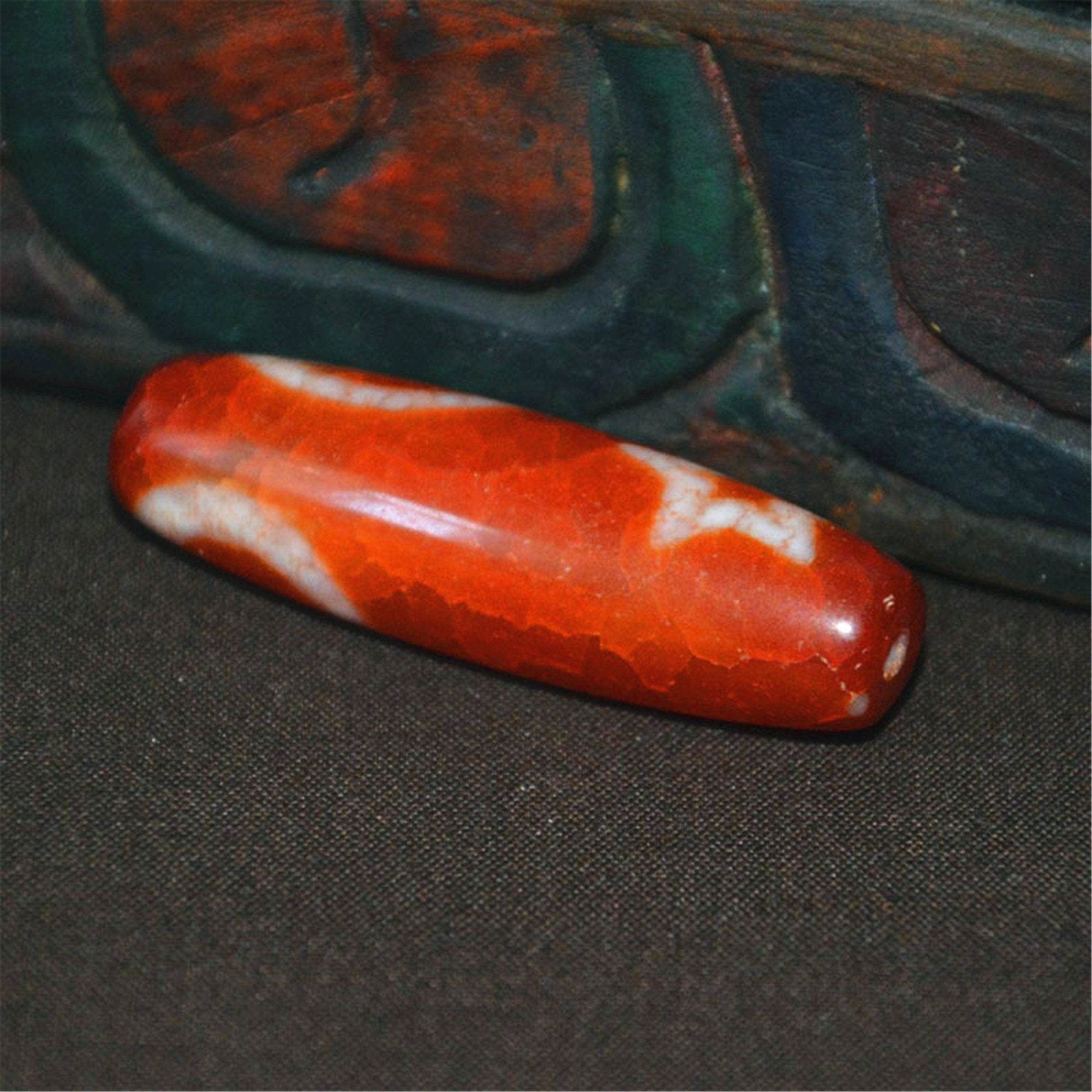 Agate Celestial Dzi - Moon Star - Gandhanra-ART